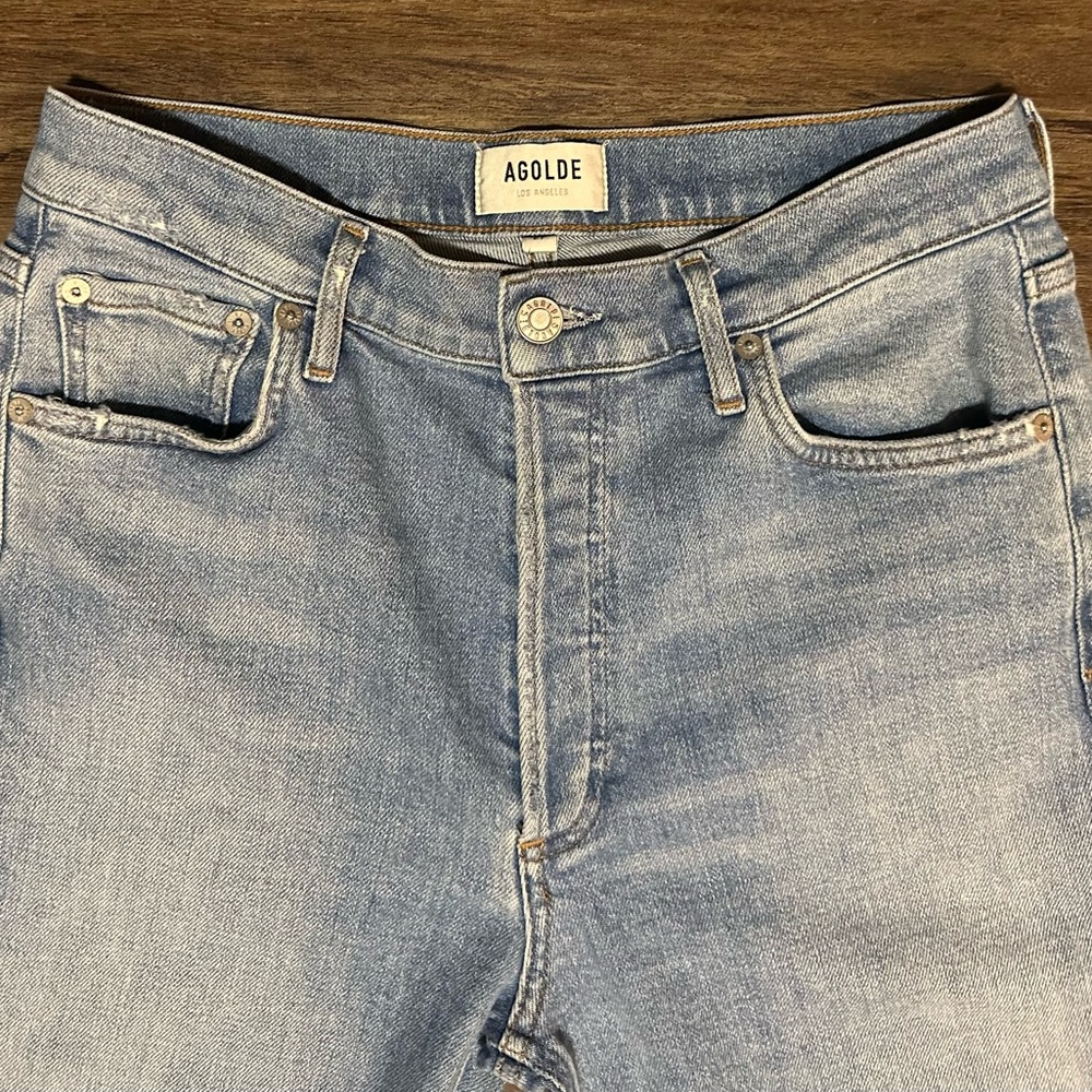 Agolde Nico High-Rise Slim Jeans. Size 27 - Picture 4 of 16